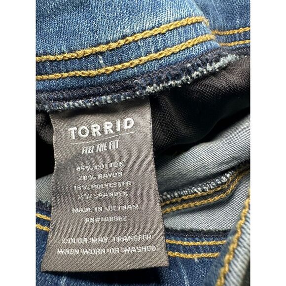 NWT Torrid Lean Jean Super Skinny Super Soft High Rise TALL Jean Size 4T/26W - Picture 13 of 14